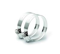 OASE 55690 - Fascette stringitubo in acciaio inox, 1 1/2"-2", colore: Argento