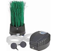 OASE OxyTex 57071 - Aeratore per laghetto OxyTex 500, ventilazione stagno, ossigenazione, pompa di ventilazione, mezzo filtro, aumenta la potenza del filtro fino al 10%, nero