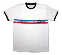 Oasis 1996 Tour Horizontal Stripes Ringer ufficiale Uomo maglietta unisex