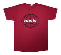 Oasis 1998 World Tour - South America autorizzato Uomo maglietta
