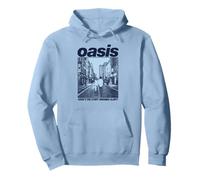 Oasis - Amazon Exclusive WTSMG in Baby Blue Felpa con Cappuccio