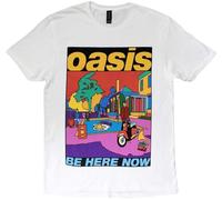 Oasis Be Here Now Illustration White 2XL Maglietta