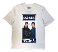 Oasis Colour Photo Live '25 World Tour autorizzato Uomo maglietta