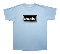 Oasis Decca Logo Blue autorizzato Uomo maglietta