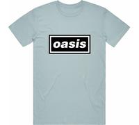 Oasis Maglietta Decca Logo Unisex Light Blue 2XL