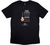 Oasis Definitely Maybe Guitar Black M Maglietta