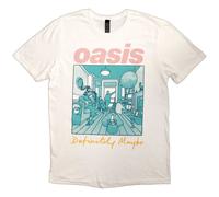 Oasis Definitely Maybe Illustration Colour autorizzato Uomo maglietta