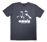 Oasis Definitely Maybe Photo Stencil Navy Blue XL Maglietta