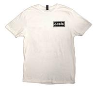 Oasis 'Definitely Maybe Promo' (Bianco) T-Shirt - NUOVO E UFFICIALE