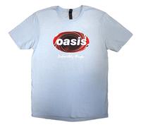Oasis Definitely Maybe Union Jack Oval Light Blue M Maglietta