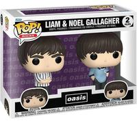 Funko Pop! Rocks: Oasis - Liam & Noel Gallagher 2 Pack - Figura in Vinile da Collezione - Idea Regalo - Merchandising Ufficiale - Giocattoli per Bambini e Adulti - Music Fans