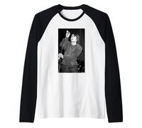 Oasis Liam Gallagher Decisamente Forse Era di Andy Willsher Maglia con Maniche Raglan