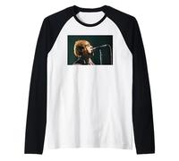 Oasis Liam Gallagher Durante Il Tour di Chimica pagana Maglia con Maniche Raglan