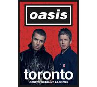 Oasis Live 2025 Tour Chicago, Londra, Toronto Limitato