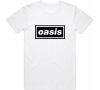 Oasis - T-Shirt # M Unisex White # Decca Logo