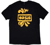 Oasis - T-Shirt # S Unisex Black # Drawn Logo