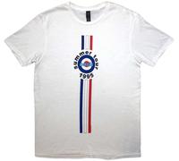 Oasis Maglietta Stripes '95 Unisex White 2XL