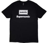 Oasis Maglietta Supersonic Title Unisex Black 2XL