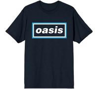 Oasis Maine Road Event Logo Navy Blue L Maglietta
