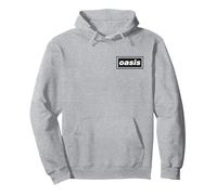 Oasis - Pocket Hit Logo Grey Felpa con Cappuccio