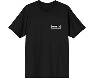 Oasis 'Some Might Say Lyric' (Nero) T-Shirt - NUOVO E UFFICIALE