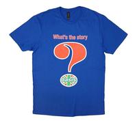 Oasis 'Question Mark' (Blu) T-Shirt - NUOVO E UFFICIALE