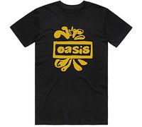 Oasis - T-Shirt # S Unisex Black # Drawn Logo