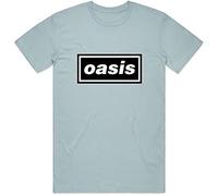 Oasis Decca Logo Light Blue S Maglietta