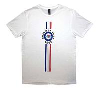 Oasis Maglietta Stripes '95 Unisex White M