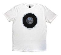 Oasis - T-Shirt # Xxl Unisex White # Live Forever Single