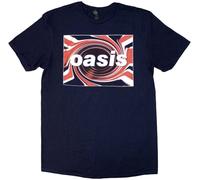 Oasis Maglietta Union Jack Unisex Navy Blue 2XL