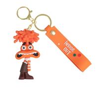OASISTREND Portachiavi Inside Out 2 Ansia Portachiavi Inside Out 2 Porta chiavi Inside Out 2 Inside Out 2 Ciondolo Compatibile con Disney, (Arancione (Ansia))