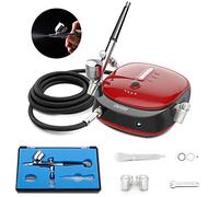 Oasser Mini Kit Aerografo,Airbrush con Compressore aerografo Doppia Azione,3 Modalità saerografo Professionale per Modellismo,Pasticceria,Unghie,Verniciatura,Make Up, Alimentare