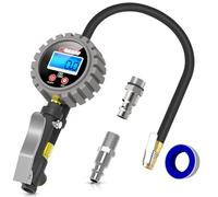 Oasser Misuratore Di Pressione Per Pneumatici Digitale Gonfiatore Pneumatici 255 Psi Tester Digitale Della Pressione Dei Pneumatici Attacco Standard Us&Eu