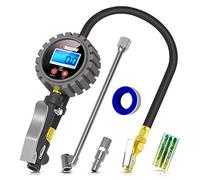 oasser pompa di pneumatici con manometro pressione Digitale display LCD 255psi con Chuck in ottone E mandrino d' aria da 1/4 "NPT connessione Maschio di connessione rapida per veicoli