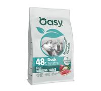 Oasy Adult medium large anatra 2 kg crocchette per cani monoproteico