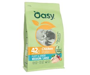 OASY CANE ORIGINAL FORMULA PUPPY&JUNIOR MEDIUM&LARGE POLLO 10 KG