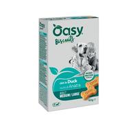 OASY CANE SNACK BISCUITS MONOPROTEIN ADULTO MEDIUM&LARGE ANATRA 400 GR