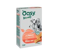 OASY CANE SNACK BISCUITS MONOPROTEIN ADULTO MEDIUM&LARGE SALMONE 400 GR