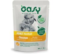 Oasy Umido Gatto Bocconcini Adulto Hairball Pollo 85 g