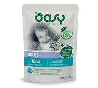 Oasy Cat Bocconcini in salsa 85 gr - Tonno - Confezione da 12 pezzi - Cibo umido per gatti - 1° ORDINE? scegli lo sconto BZR5 / BZR20 + 200 punti fedeltà