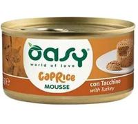 wonderfood spa Oasy Gatto Caprice Mousse Adulto Tacchino 85 Gr