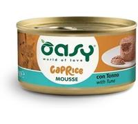 wonderfood spa Oasy Gatto Caprice Mousse Adulto Tonno 85 Gr