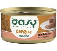 wonderfood spa Oasy Gatto Caprice Mousse Adulto Salmone 85 Gr