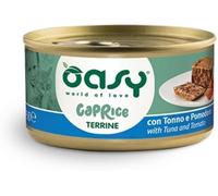Oasy Cat Caprice Terrine Lattina Multipack 18x85G TONNO E POMODORO