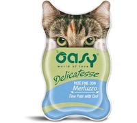 OASY CAT DELICATESSE PATE' CON MERLUZZO 85 GR.