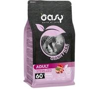 Oasy cat grain free formula adult sterilised maiale 300gr