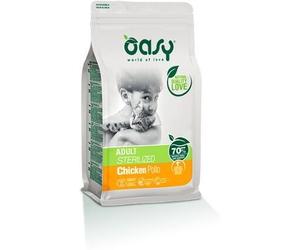 Oasy Cat Lifestage Adult Sterilized con Pollo Fresco 300 g