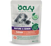 Oasy Umido Gatto Bocconcini Mature/Senior Salmone 85 g