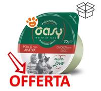 Oasy More Love Cat Green Cup in salsa naturale 70 gr: Pollo e Anatra